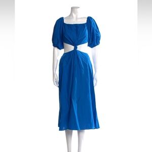 Farm Rio puff sleeve maxi - worn once, like new - size small